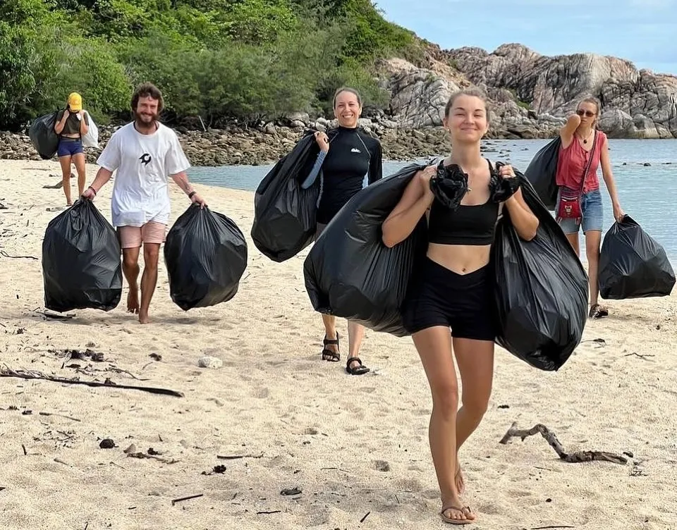 Экология на Ко Тао — уборка пляжа и коралловый питомник