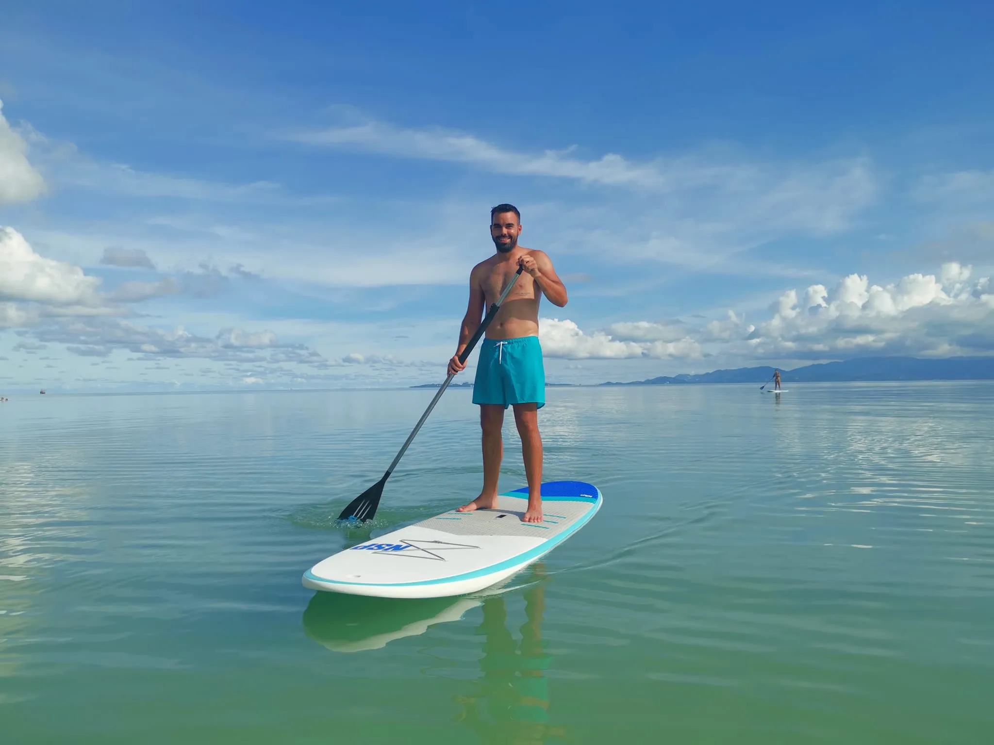 SUP на Ко Тао — стендап-пэддлбординг на закате